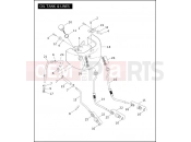HARLEY-DAVIDSON CVO SOFTAIL DEUCE  - FXSTDSE2 OIL TANK & LINES