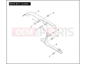 HARLEY-DAVIDSON CVO SOFTAIL DEUCE  - FXSTDSE2 REAR BELT GUARD