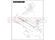 HARLEY-DAVIDSON CVO SOFTAIL DEUCE  - FXSTDSE2 REAR BRAKE CONTROL