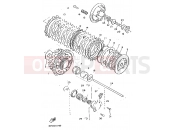 YAMAHA FZX 750 Fazer FZX750 (4AM3) 1993 EMBRAYAGE