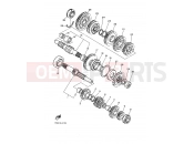 YAMAHA FZX 750 Fazer FZX750 (4AM3) 1993 TRANSMISSION