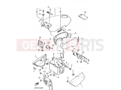 YAMAHA FZX 750 Fazer FZX750 (4AM3) 1993 COUVERCLE LATERAL