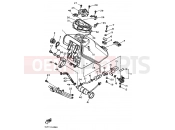 YAMAHA FZX 750 Fazer FZX750 (4AM3) 1993 RESERVOIR A CARBURANT