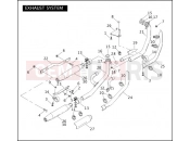 Harley-Davidson 2004 DYNA DYNA SUPER GLIDE SPORT  - FXDX EXHAUST SYSTEM