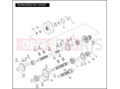 Harley-Davidson 2004 DYNA DYNA SUPER GLIDE SPORT  - FXDX TRANSMISSION GEARS
