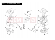 Harley-Davidson 2004 DYNA DYNA SUPER GLIDE SPORT  - FXDXI HANDLEBAR SWITCHES