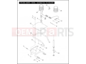 Harley-Davidson 2004 POLICE ELECTRA GLIDE STANDARD POLICE  - FLHTPI STROBE LAMPS - REAR, LICENSE PLATE HOLDER