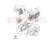 YAMAHA Jog 50 CY CY50H JOGPOCHE (3KJ5) 1992 Crankcase