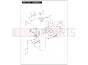 HARLEY-DAVIDSON SOFTAIL STANDARD  - FXST FUEL TANK - CARBURETOR