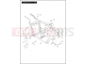 HARLEY-DAVIDSON SPRINGER SOFTAIL  - FXSTSI FRAME & JIFFY STAND