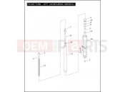 Harley-Davidson 2004 TOURING ROAD KING CLASSIC  - FLHRCI FRONT FORK - LEFT (NONFAIRING MODELS)