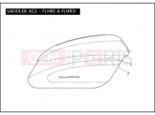 Harley-Davidson 2004 TOURING ULTRA CLASSIC  - FLHTCUI SADDLEBAGS - FLHRS & FLHRSI
