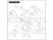 Harley-Davidson 2004 TOURING ELECTRA GLIDE STANDARD  - FLHTI EXHAUST SYSTEM (1 OF 2)