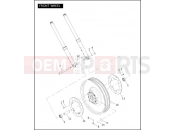 HARLEY-DAVIDSON VRSCA V-ROD  - VRSCA FRONT WHEEL