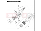 HARLEY-DAVIDSON VRSCA V-ROD  - VRSCA PISTONS AND CRANKSHAFTS