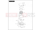 HARLEY-DAVIDSON VRSCA V-ROD 98  - VRSCA 98 AIR CLEANER