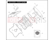HARLEY-DAVIDSON VRSCA V-ROD 98  - VRSCA 98 CAM COVERS - FRONT SHOWN