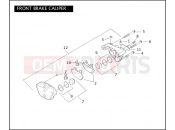 HARLEY-DAVIDSON VRSCA V-ROD 98  - VRSCA 98 FRONT BRAKE CALIPER