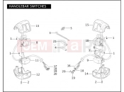 HARLEY-DAVIDSON VRSCB V-ROD  - VRSCB HANDLEBAR SWITCHES