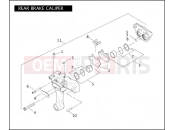 HARLEY-DAVIDSON VRSCB V-ROD  - VRSCB REAR BRAKE CALIPER