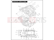 HARLEY-DAVIDSON VRSCB V-ROD 98  - VRSCB 98 CRANKCASE - UPPER & LOWER