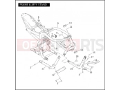 HARLEY-DAVIDSON VRSCB V-ROD 98  - VRSCB 98 FRAME & JIFFY STAND
