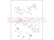 Harley-Davidson 2003 POLICE ROAD KING POLICE ESCORT  - FLHPEI TAIL LAMP & REAR TURN SIGNALS