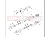 Harley-Davidson 2003 POLICE ROAD KING POLICE ESCORT  - FLHPEI TRANSMISSION GEARS