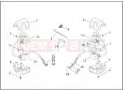 Harley-Davidson 2003 SOFTAIL FAT BOY  - FLSTFI HANDLEBAR SWITCHES