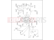 Harley-Davidson 2003 SOFTAIL HERITAGE SPRINGER  - FLSTSI WIRING HARNESS, MAIN - CARBURETED (2 OF 2)