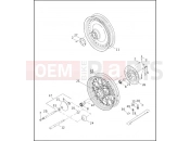 HARLEY-DAVIDSON SOFTAIL STANDARD  - FXST FRONT WHEEL (2 OF 2)