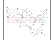 Harley-Davidson 2003 SOFTAIL NIGHT TRAIN  - FXSTBI EXHAUST SYSTEM - FXST/I, FLSTC/I, FXSTS/I & FXSTB/I