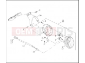 HARLEY-DAVIDSON VRSCA V-ROD  - VRSCA HEADLAMP
