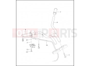 HARLEY-DAVIDSON VRSCA V-ROD 98  - VRSCA 98 HANDLEBAR & THROTTLE CONTROL