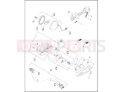 Harley-Davidson 2002 POLICE ELECTRA GLIDE STANDARD POLICE  - FLHTPI TAIL LAMP & REAR TURN SIGNALS