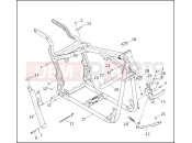 HARLEY-DAVIDSON SPRINGER SOFTAIL  - FXSTS FRAME & JIFFY STAND