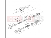 Harley-Davidson 2002 TOURING ELECTRA GLIDE STANDARD  - FLHT TRANSMISSION GEARS