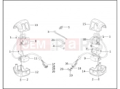 HARLEY-DAVIDSON VRSCA V-ROD  - VRSCA HANDLEBAR SWITCHES