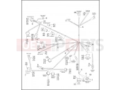 Harley-Davidson 2001 CVO/CUSTOM CVO DYNA WIDE GLIDE  - FXDWG2 WIRING HARNESS (1 OF 2)