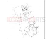 Harley-Davidson 2001 DYNA DYNA WIDE GLIDE  - FXDWG PISTONS & FLYWHEEL ASSEMBLY - TWIN CAM 88â¢