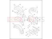 Harley-Davidson 2001 DYNA DYNA SUPER GLIDE SPORT  - FXDX FRONT & REAR FENDER & REAR FENDER COVERS