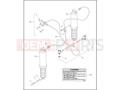 Harley-Davidson 2001 SIDECAR FLHTC/I SIDECAR  - SIDECAR FOR FLHTC/I REAR SHOCK ABSORBERS & AIR SUSPENSION SYSTEM
