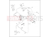 HARLEY-DAVIDSON SOFTAIL STANDARD  - FXST FUEL TANK - FXSTD