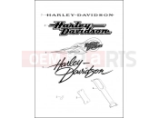 Harley-Davidson 2000 DYNA DYNA SUPER GLIDE  - FXD FUEL TANK TRIM (DECALS)