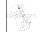 Harley-Davidson 2000 DYNA DYNA WIDE GLIDE  - FXDWG PISTONS & FLYWHEEL ASSEMBLY - TWIN CAM 88â¢
