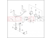 Harley-Davidson 2000 SIDECAR FLHT/I SIDECAR  - SIDECAR FOR FLHT/I AUXILIARY/FOG LAMPS & FRONT TURN SIGNALS