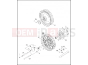 Harley-Davidson 2000 SOFTAIL FAT BOY  - FLSTF FRONT WHEEL (2 OF 2)