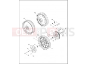 HARLEY-DAVIDSON NIGHT TRAIN  - FXSTB REAR WHEEL