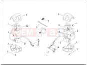 HARLEY-DAVIDSON SPRINGER SOFTAIL  - FXSTS HANDLEBAR SWITCHES