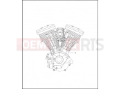 Harley-Davidson 1999 SOFTAIL NIGHT TRAIN  - FXSTB ENGINE ASSEMBLY - COMPLETE
